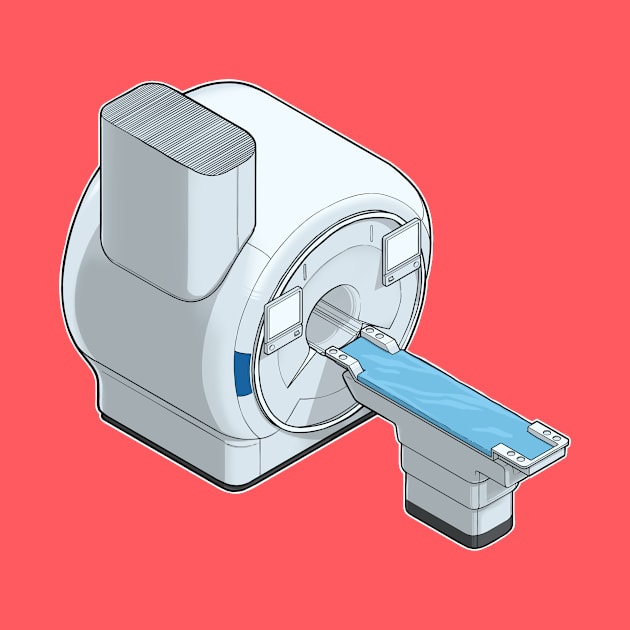 MRI isometric illustration by daddymactinus