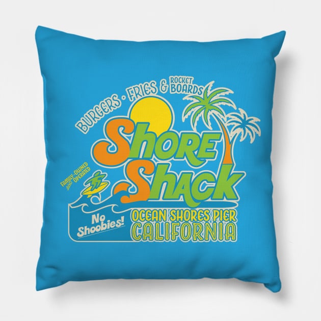Shore Shack Pillow by Nazonian