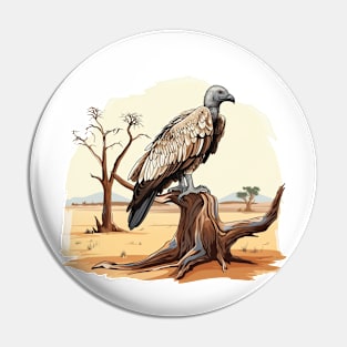 Vulture Bird Pin