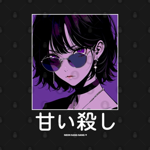 Stylish Japanese Girl Anime Aesthetic Streetwear by Neon Bang Bang