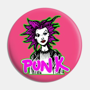 Punk rock Gurl Pin