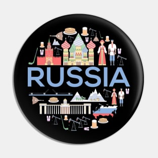 Russia concept Pin