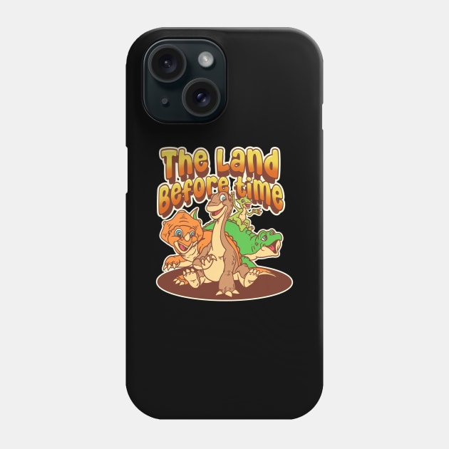 Vintage The Land Beforetime Phone Case by littlepdraws