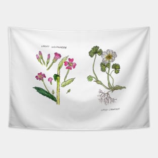 Flowering Pond Plants Tapestry