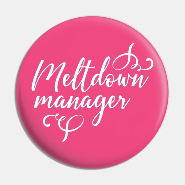 Meltdown Manager Pin by junochaos