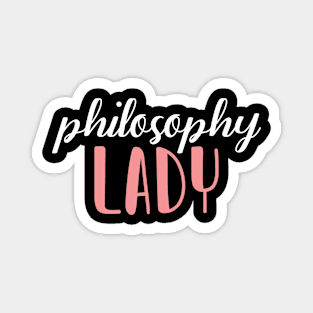 philosophy lady - philosophy girl Magnet