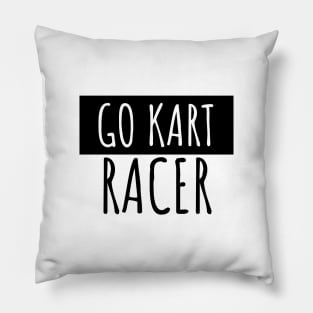 Go kart racer Pillow