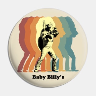 Baby Billy's Shadow Vintage Retro Pin