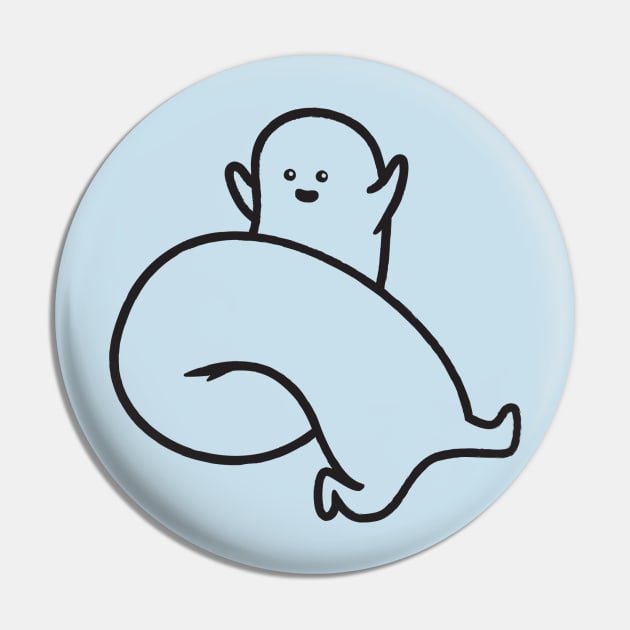 Squiggle Boy Pin by sparkmark