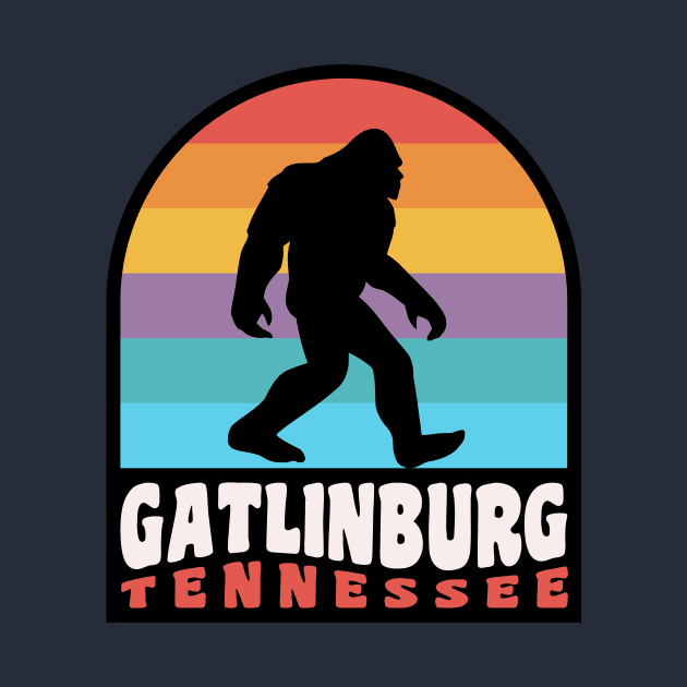 Gatlinburg Tennessee Bigfoot Sasquatch Great Smoky Mountains by PodDesignShop