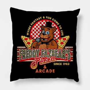 Freddy Fazbear's Pizza Since 1983 Worn Out Pillow