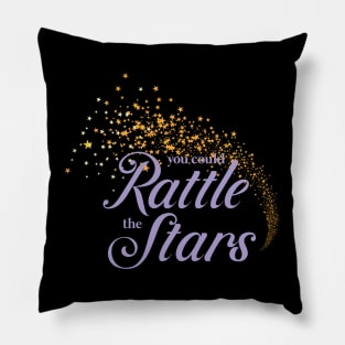 You Could Rattle the Stars (lilac) Pillow