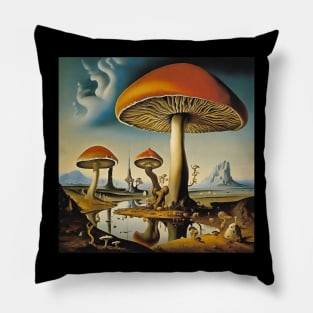 Mushroom by Dalí Pillow