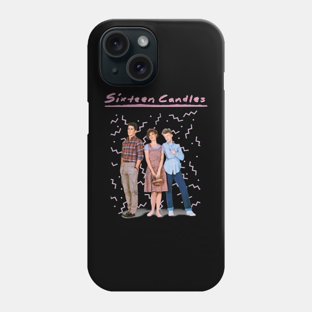 Sixteen Candles 80's Pattern Phone Case by chancgrantc@gmail.com