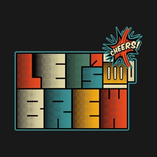 Let's Brew Beer Retro T-Shirt