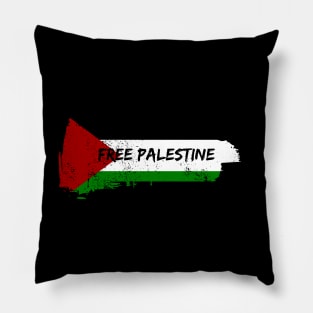 Free Palestine Flag Pillow