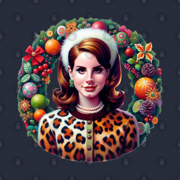 Lana Del Rey - Merry Christmas Baby by Tiger Mountain Design Co.