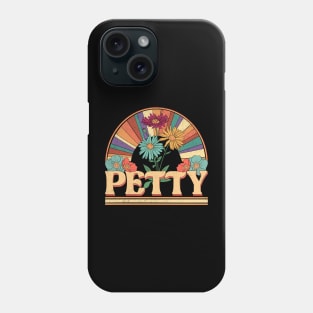 Petty Flowers Name Personalized Gifts Retro Style Phone Case