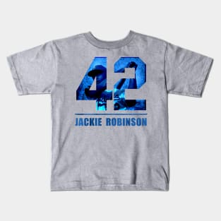 jackie robinson 42 Kids T-Shirt - TeeHex