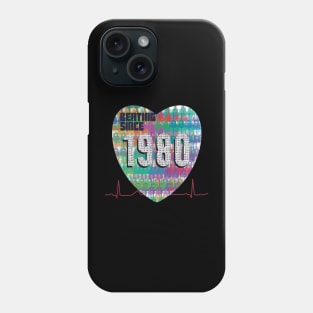 1980 - Heart Beating Since Phone Case