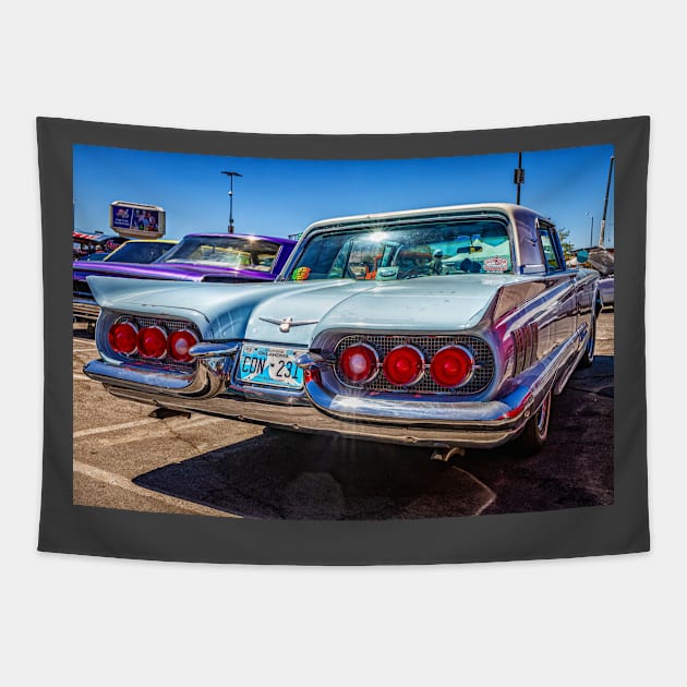 1960 Ford Thunderbird Hardtop Coupe Tapestry by Gestalt Imagery