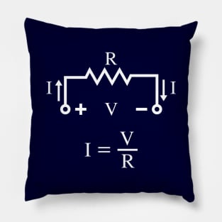 Ohm's Law Graphic Pillow