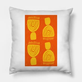 Chanukiah Burning Bright Pillow