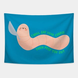 Hungry Worm Tapestry