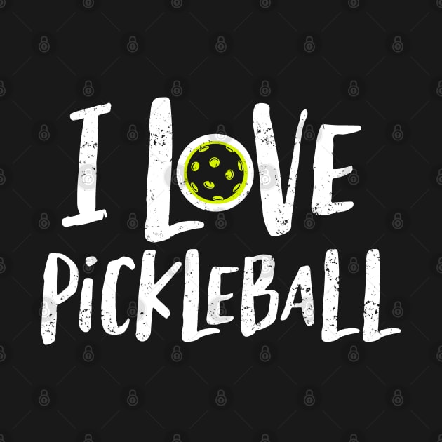 I love Pickleball Shirt by Silo Co.