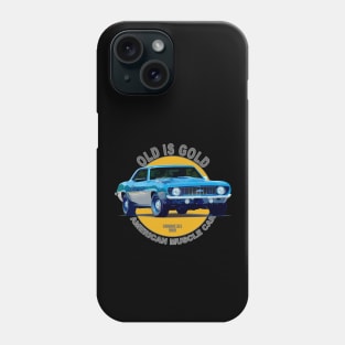 Camaro ZL1 American Muscle Car 60s 70s Old is Gold Phone Case