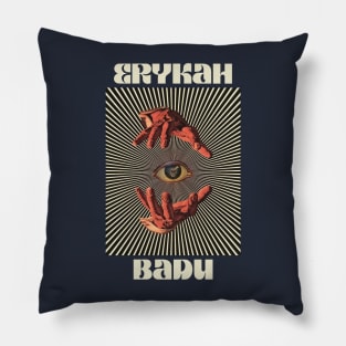 Hand Eyes Erykah Badu Pillow