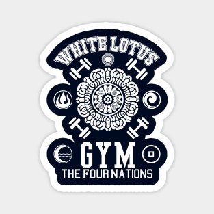 White Lotus Gym Magnet