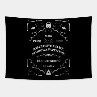 Cat Ouija Board Tapestry