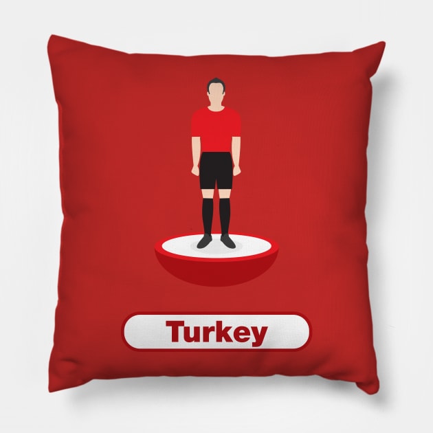 Turkey Football Pillow by StarIconsFooty