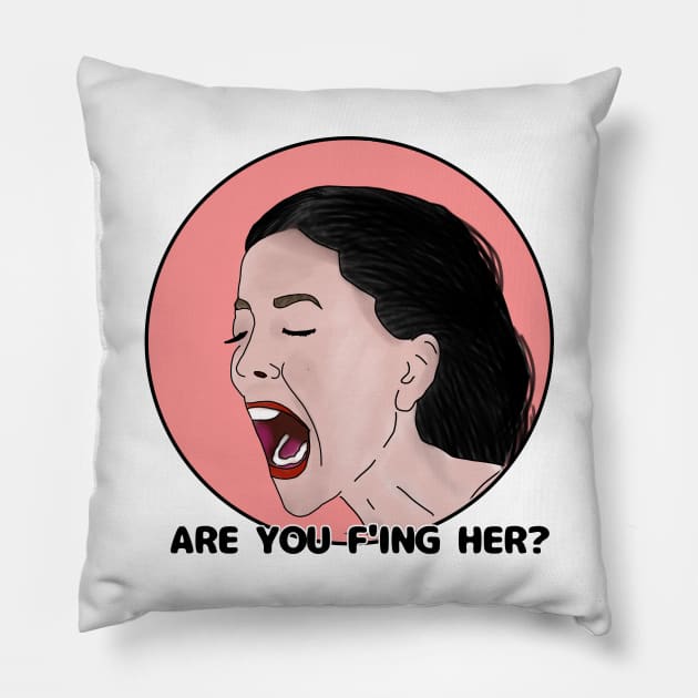 Jasmine 90 day fiance - are f'ing her? Pillow by Ofthemoral