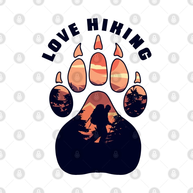 Pawprint Sunset Trails by Life2LiveDesign