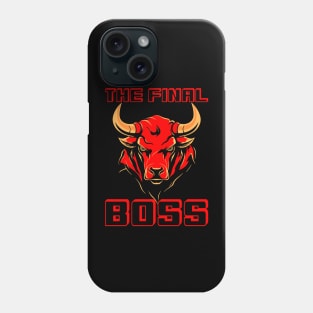 The Final Boss Bull Head Design Phone Case