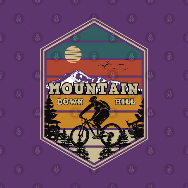 Mountain down hill by Mako Design 