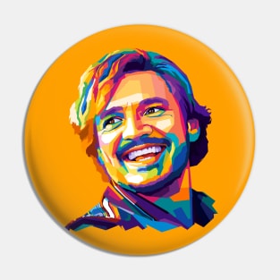 Pedro Pascal Wpap Pop Art Pin