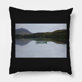 Reflection on the lake Cliften Connemara Galway Pillow