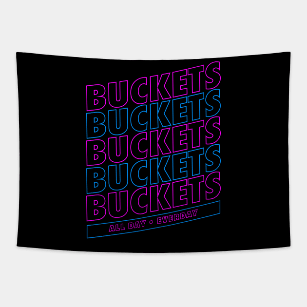 Buckets on Buckets on Buckets Tapestry by CR8ART