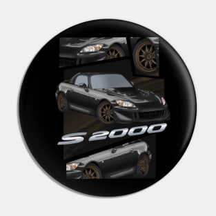 S2000 Comic Style Pin