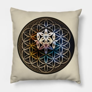 blooming lotus flower for yoga meditation addict Pillow