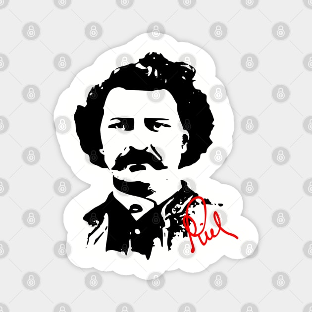 Louis Riel - Metis Leader - Manitoba Canada History Magnet by Yesteeyear
