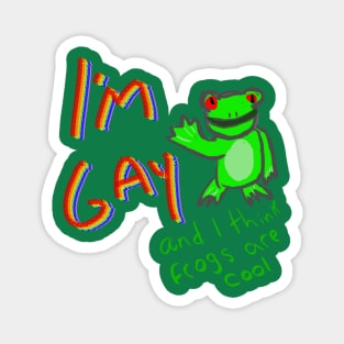 Gay Frogs Magnet