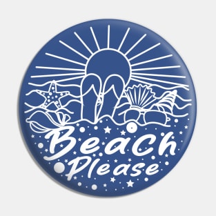 Beach Please Pin