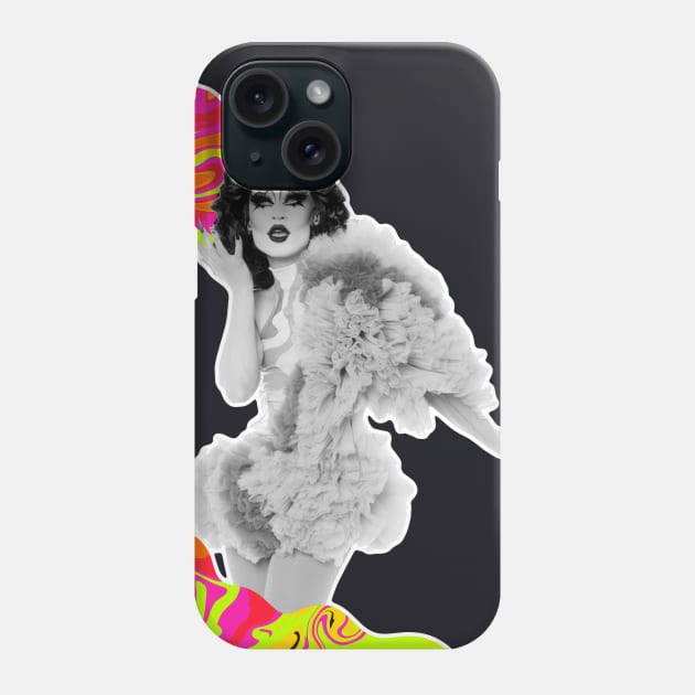 GOTTMIK trippy neon sherbet design Phone Case by KalanisArt