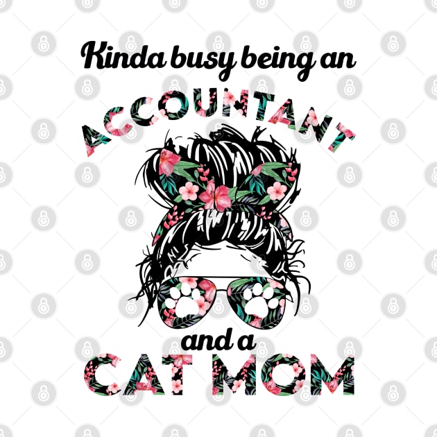 Accountant cat mom funny gift . Perfect present for mother dad friend him or her by SerenityByAlex