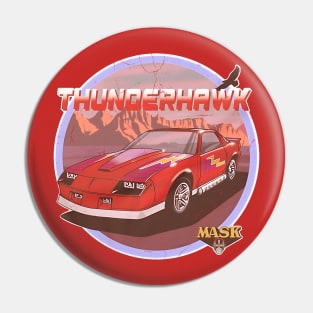 ThunderHawk Retro Car Transformations Pin