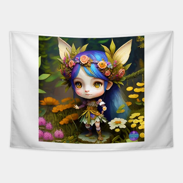 Wood Nymph Tapestry by Morrigan Austin